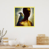 Gedistilleerd dier Meadowlark 3 Poster (Keuken)