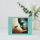 Gedistilleerd dier mier 1 briefkaart (Staand voorkant)