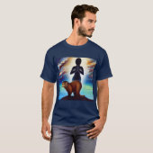 Gedistilleerd dier Otter 3 T-shirt (Voorkant volledig)