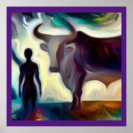 Gedistilleerd Dier Ox 3 Poster (Voorkant)