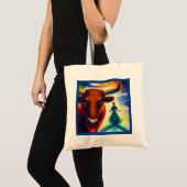 Gedistilleerd Dier Ox 4 Tote Bag (Voorkant (product))