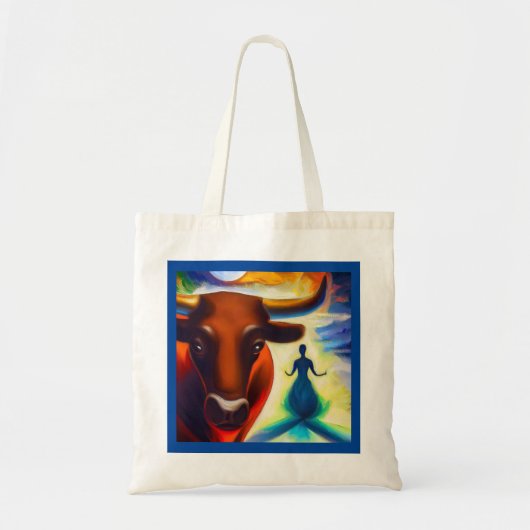 Gedistilleerd Dier Ox 4 Tote Bag (Voorkant)