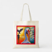 Gedistilleerd Dier Pelikaan 2 Canvas tas (Achterkant)