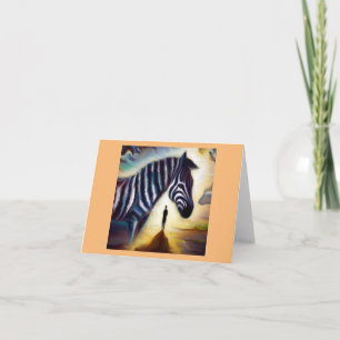 Gedistilleerd dier Zebra 1 Kaart