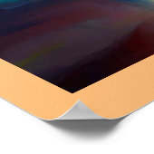 Gedistilleerd dier Zebra 1 Poster (Hoek)