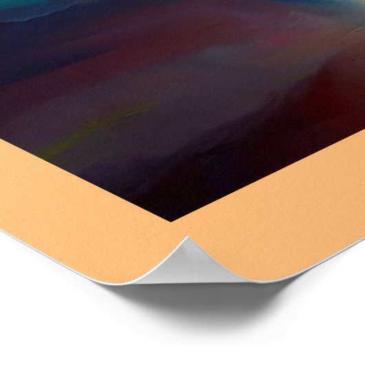 Gedistilleerd dier Zebra 1 Poster (Hoek)