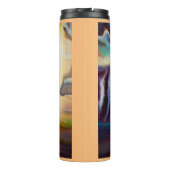 Gedistilleerd dier Zebra 1 Thermosbeker (Achterkant)