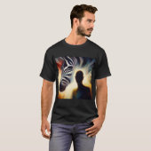 Gedistilleerd dier Zebra 2 T-shirt (Voorkant volledig)