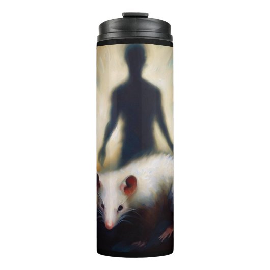 Gedistilleerd dierlijk opossum 1 thermosbeker (Voorkant)