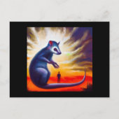 Gedistilleerd dierlijk opossum 2 briefkaart (Voorkant)