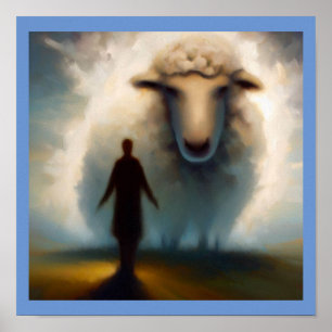 Gedistilleerd dierlijk schaap 1 poster