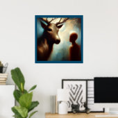 Gedistilleerd rendier 2 poster (Thuiskantoor)