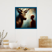 Gedistilleerd rendier 2 poster (Keuken)