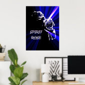 gedistilleerd roos poster (Thuiskantoor)