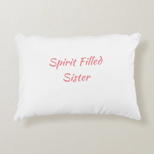 Gedistilleerd zuster Accent Pillow Accent Kussen (Voorkant)