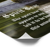 Gedistilleerde Beer Perfect Poster (Hoek)