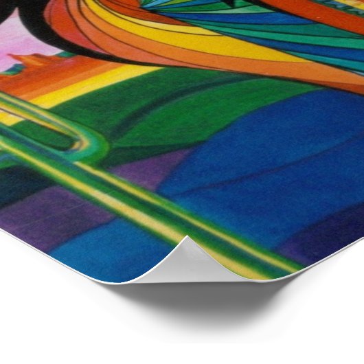 Gedistilleerde delen van de woestijn poster (Hoek)