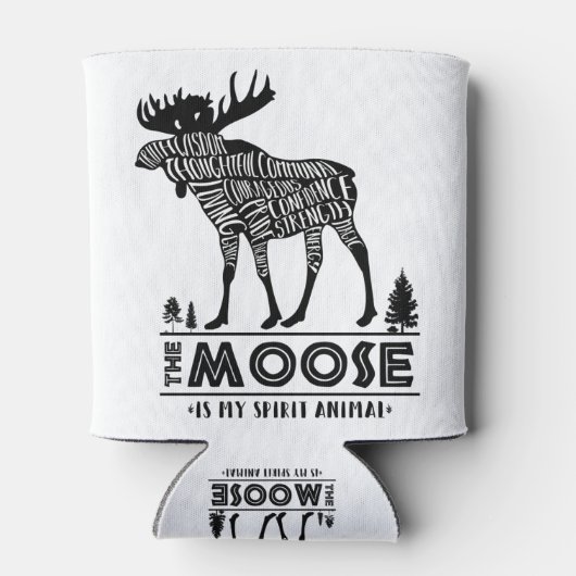 Gedistilleerde dieren: de eland | blikjeskoeler (Achterkant)