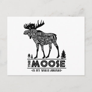 Gedistilleerde dieren: De Moose   Briefkaart