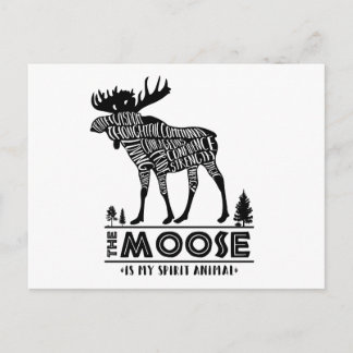 Gedistilleerde dieren: De Moose | Briefkaart