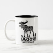 Gedistilleerde dieren: De Moose | Tweekleurige Koffiemok (Links)