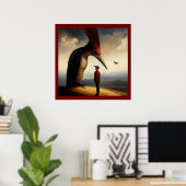 Gedistilleerde dierenspecht 1 poster (Thuiskantoor)