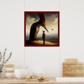 Gedistilleerde dierenspecht 1 poster (Keuken)