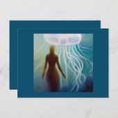 Gedistilleerde dierkwal 2 briefkaart (Voorkant / Achterkant)