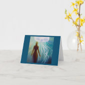 Gedistilleerde dierkwal 2 kaart (Gele Bloem)