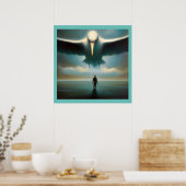 Gedistilleerde dierlijke albatros 1 poster (Keuken)