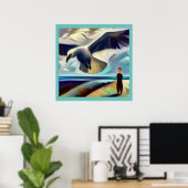 Gedistilleerde dierlijke albatros 3 poster (Thuiskantoor)