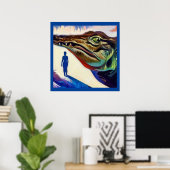 Gedistilleerde dierlijke alligator 1 poster (Thuiskantoor)