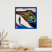 Gedistilleerde dierlijke alligator 1 poster (Keuken)