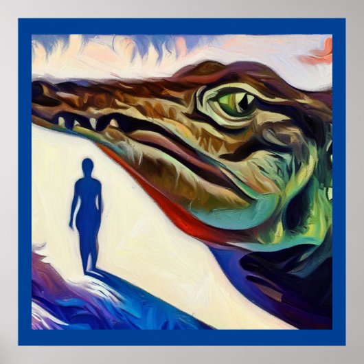 Gedistilleerde dierlijke alligator 1 poster (Voorkant)