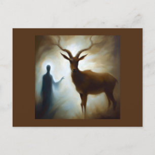 Gedistilleerde dierlijke antilope 1 briefkaart