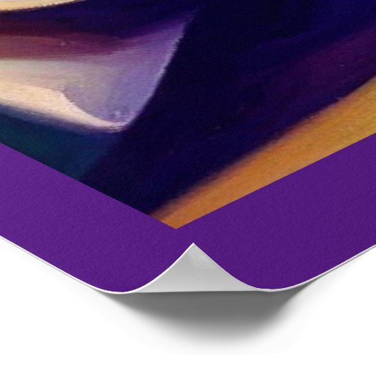 Gedistilleerde dierlijke bergleeuw (1) poster (Hoek)