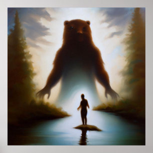 Gedistilleerde dierlijke bever 2 poster