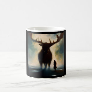Gedistilleerde dierlijke eland 2 koffiemok
