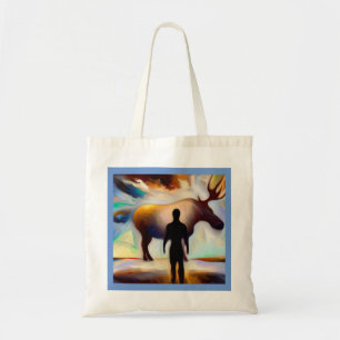 Gedistilleerde dierlijke eland 3 tote bag