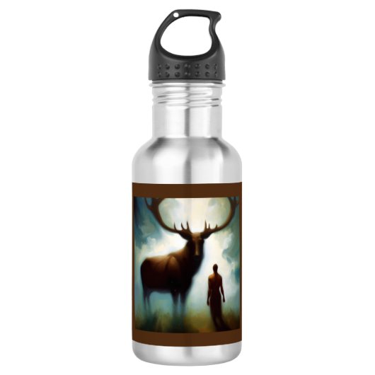 Gedistilleerde dierlijke Elk 1 Waterfles (Voorkant)