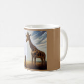 Gedistilleerde dierlijke Giraffe 2 Koffiemok (Voorkant rechts)