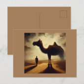 Gedistilleerde dierlijke kameel 2 briefkaart (Voorkant / Achterkant)