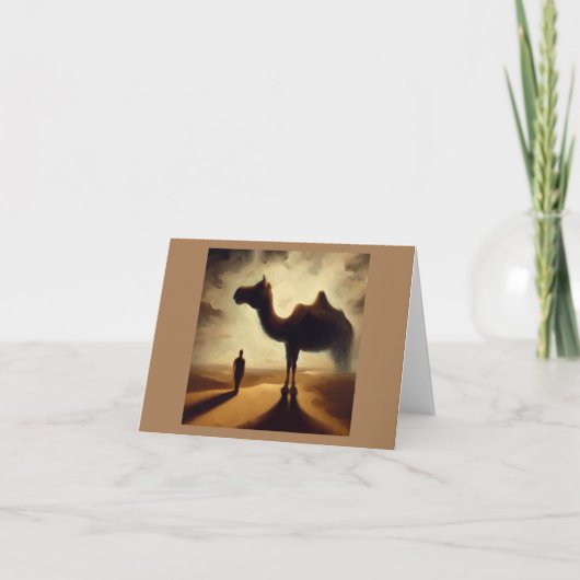 Gedistilleerde dierlijke kameel 2 kaart (Voorkant)