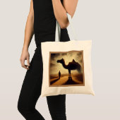 Gedistilleerde dierlijke kameel 2 tote bag (Voorkant (product))