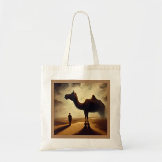 Gedistilleerde dierlijke kameel 2 tote bag (Voorkant)