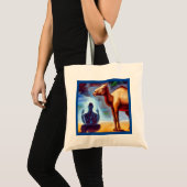 Gedistilleerde dierlijke kameel 3 tote bag (Voorkant (product))