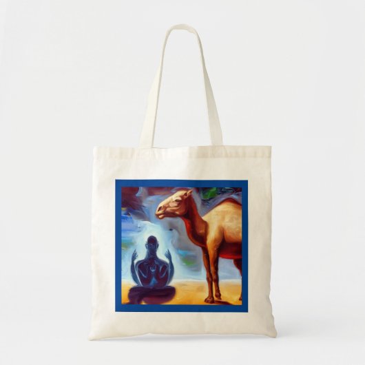 Gedistilleerde dierlijke kameel 3 tote bag (Voorkant)