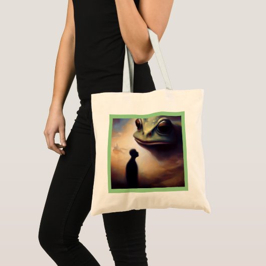 Gedistilleerde dierlijke kikker 1 tote bag (Voorkant (product))