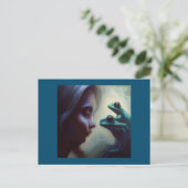 Gedistilleerde dierlijke kikker 2 briefkaart (Staand voorkant)