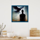 Gedistilleerde dierlijke kraai 2 poster (Keuken)